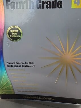 NEW Spectrum Fourth Grade Workbook